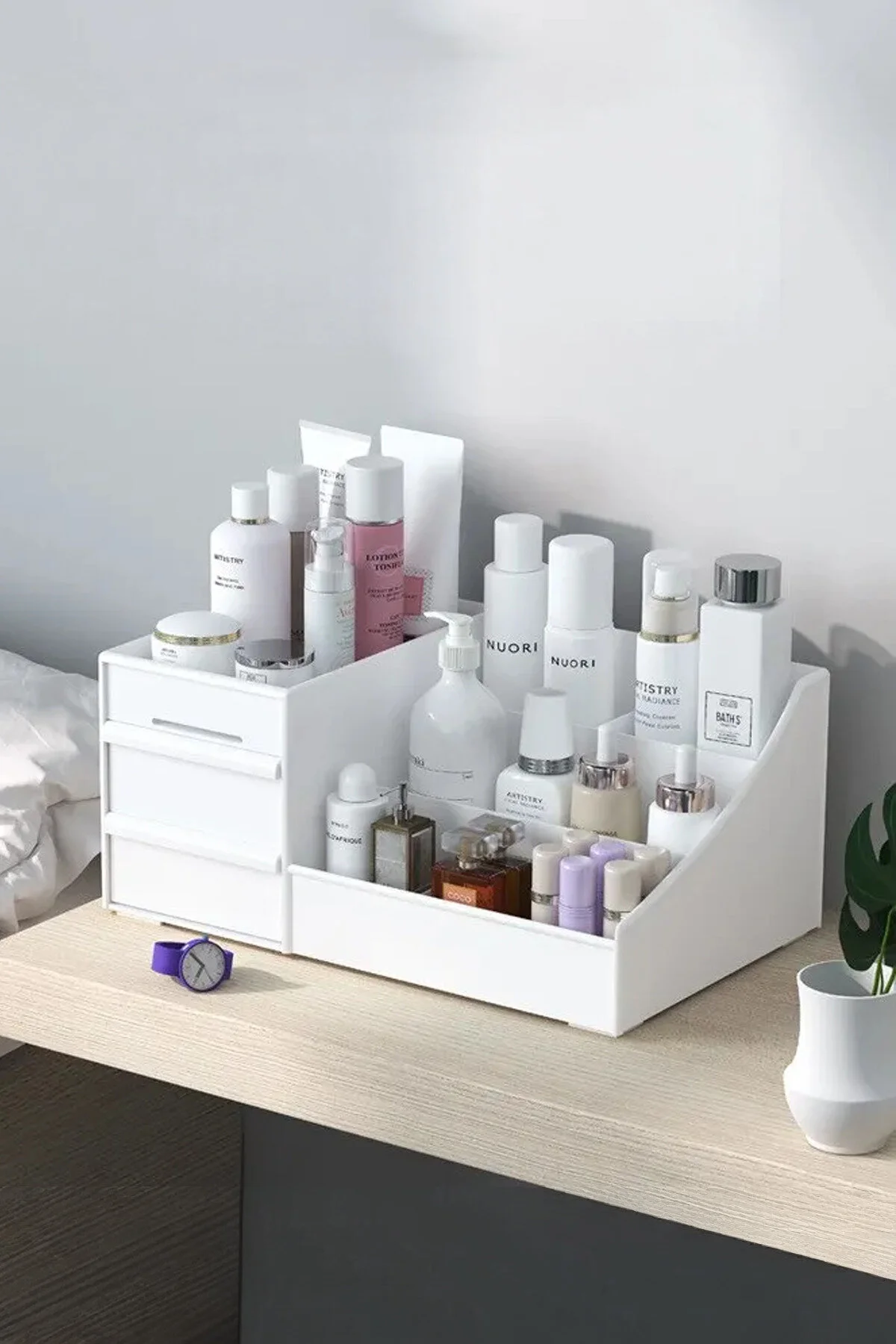 Kitchen Life 3 Katlı 2 Çekmeceli Ofis , Takı Makyaj Düzenleyici Organizer / Kozmetik Masüstü Düzenleme Kutusu - Kullanıcı yorumları