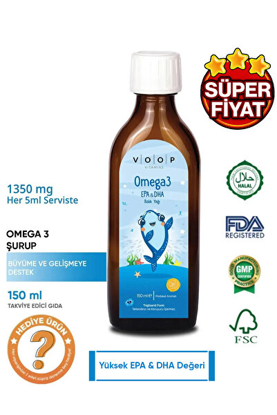 Balik Yagi Omega 3 Portakal Aromali Surup Yuksek Epa Dha Kaynagi 150 Ml - Kullanıcı yorumları