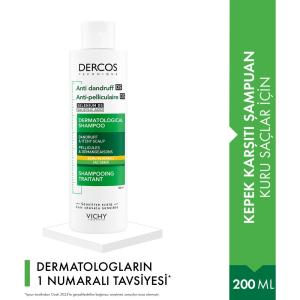 Vichy Dercos Kepek Önleyici Şampuan - Kuru ve Yıpranmış Saçlar için, Hassas Saç Derisine Uygun, 200 - Kullanıcı yorumları
