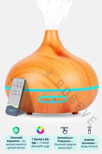 ROBEVE 550 ml Hava Nemlendirici Buhar Makinesi Ultrasonik Aroma Difüzör Oda Nemlendirici Işıklı Zamanlayıcı - Kullanıcı yorumları