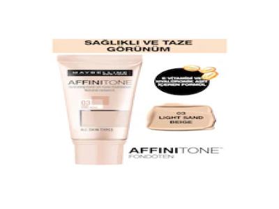Maybelline New York Affinitone Fondoten 03 Light Sand Beige 30 Ml - Kullanıcı yorumları