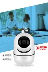 Piranha 9625 Ip Bebek Kamerası / Mikrofon / 360 Derece Güvenlik Kamerası / Gece Görüşü / Wi-fi - Kullanıcı yorumları
