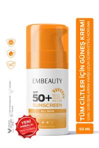 Embeauty Tüm Cilt Tipleri Için Yüksek Korumalı Güneş Kremi Spf50+ 50 ml - Kullanıcı yorumları