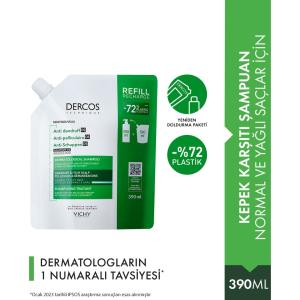 Vichy Dercos Normal/yağlı Saçlar Için Saç Bakım Şampuanı Yeniden Dolum Paketi 390 - Kullanıcı yorumları