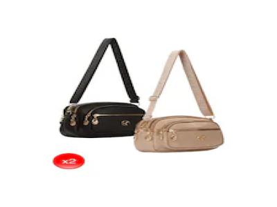 Kadin Capraz Askili Gunluk Siyah Ve Vizon Omuz Cantasi 2 Adet Siyah Vizon - Kullanıcı yorumları