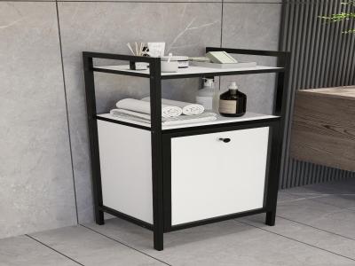 Kiba Home Metal Kirli Çamaşır Sepeti Banyo Rafı Dolabı Düzenleyici Organizeri - Fiyatı, Yorumları - Kullanıcı yorumları