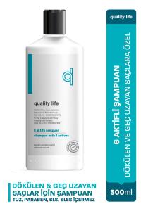 Quality Life Saç Dökülmesi Karşıtı Tuzsuz ve Hızlı Uzatma Uzatan Biotin 6 Aktifli Arındırıcı Şampuan Nemlendirici - Kullanıcı yorumları
